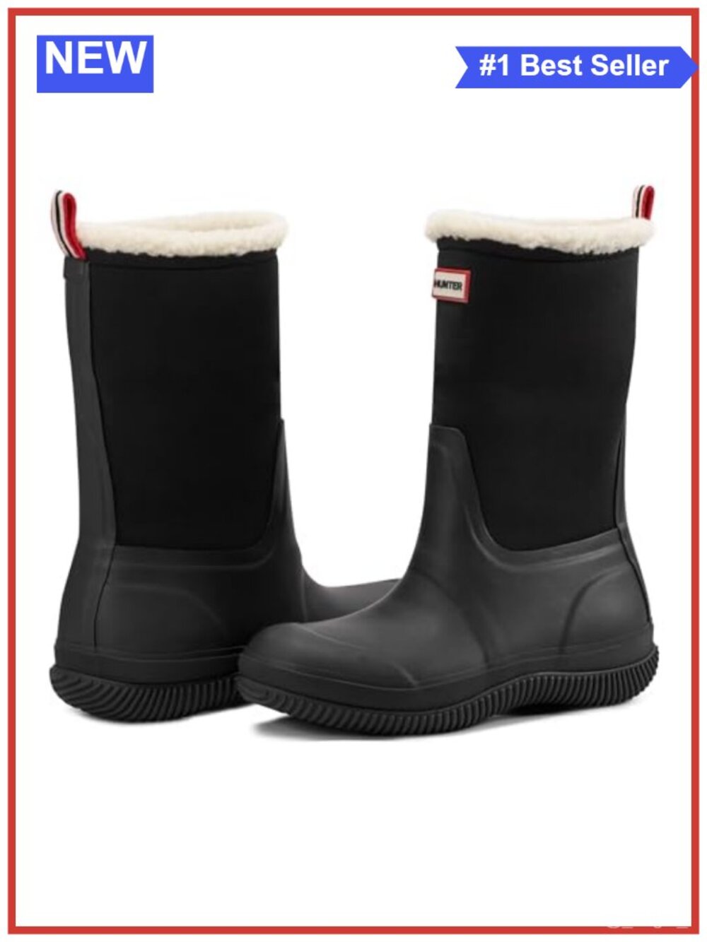 Thunor Waterproof Rubber Rain Boot Mid-Calf Calf High Women's - Picture 5 of 5
